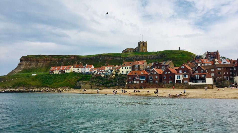 The town of Whitby in England