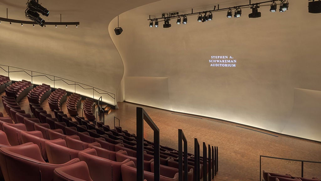 A large empty auditorium.