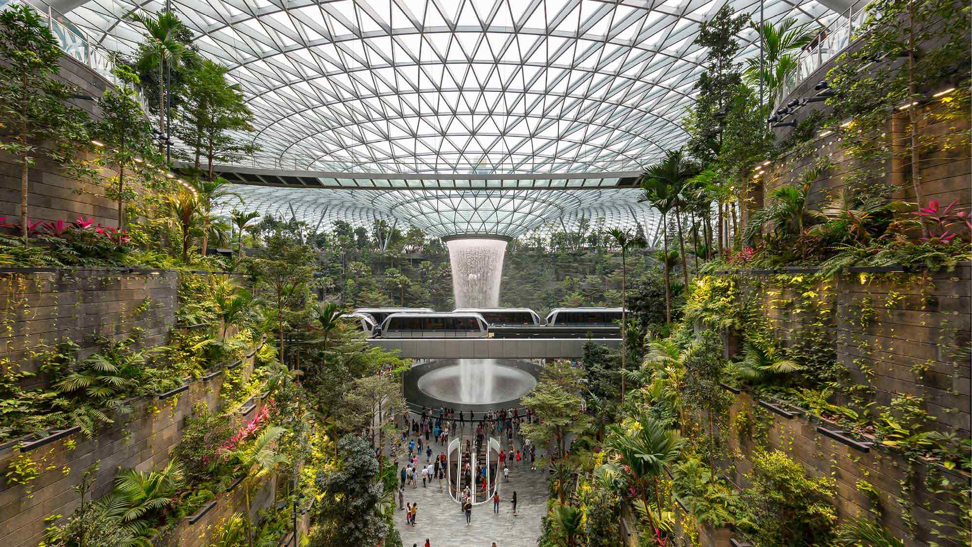A Terminal of Waterfalls and Gardens: Discover the Jewel Changi