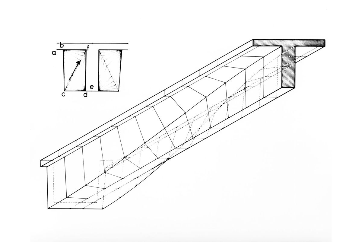 Isometric view of a concourse beam © Arup