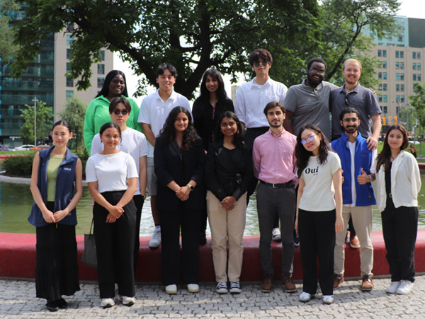 Group shot of interns