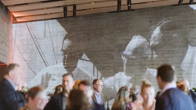 People at an event at the Sydney Opera House