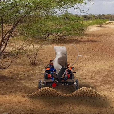 Autonomous robot in the desert