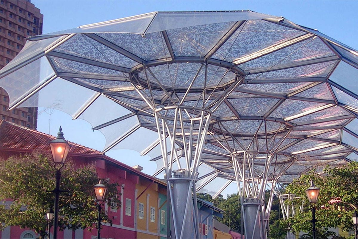 The canopy known as 'The Angels'