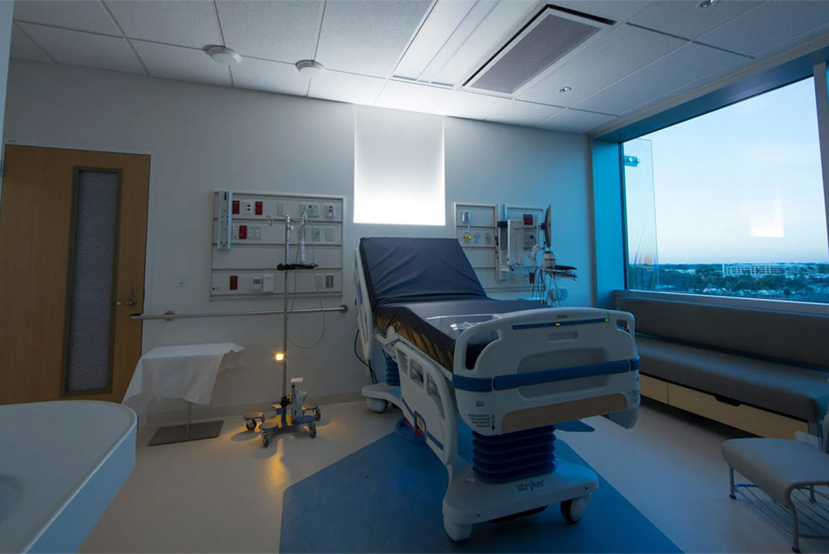 Using a circadian approach to lighting in Kaiser Permanence hospital, San Diego