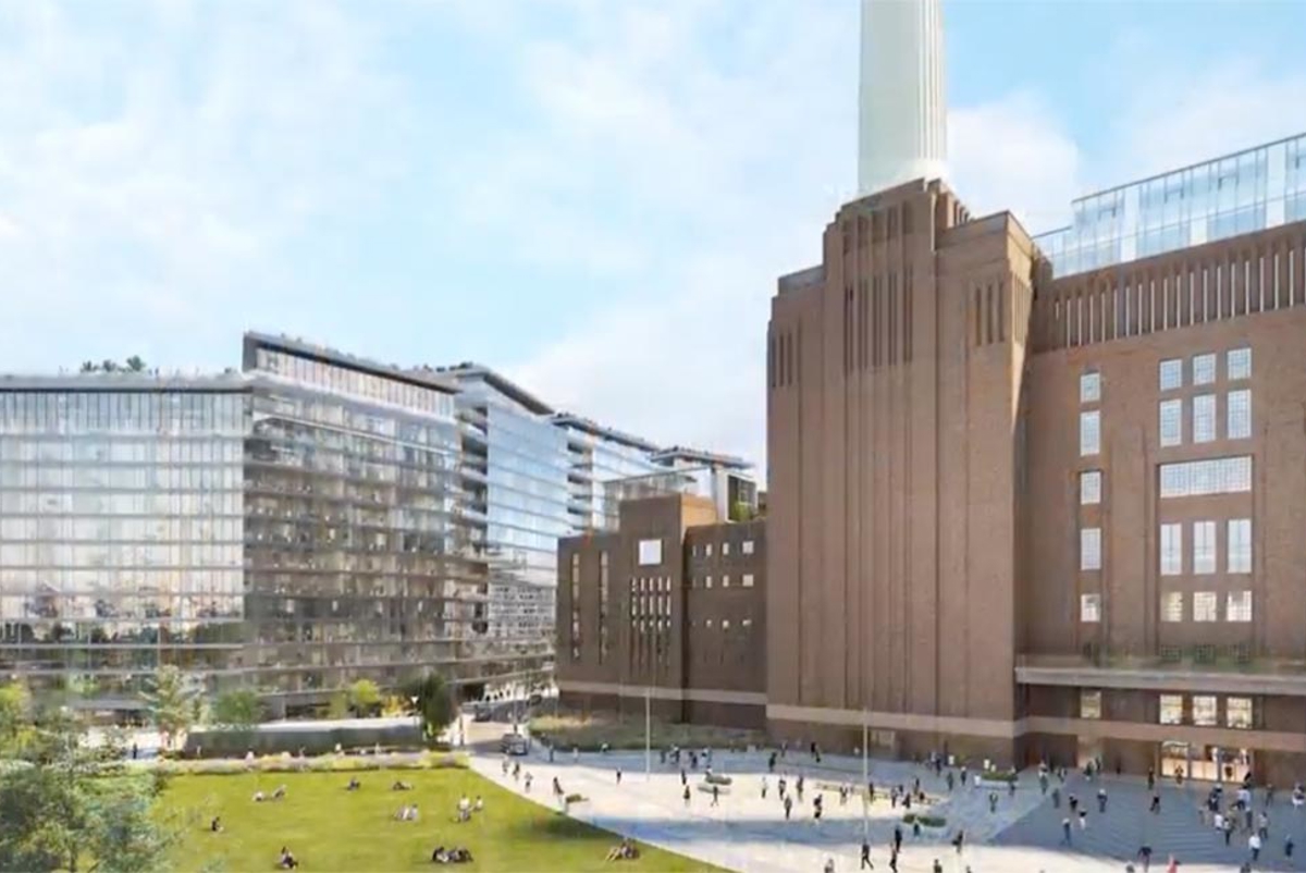 CGI of Battersea power station masterplan