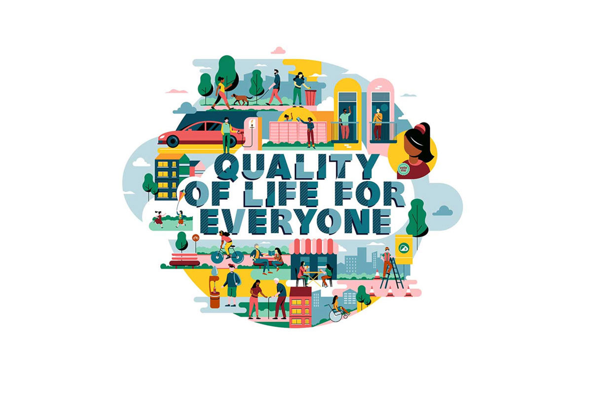 Quality of life illustration