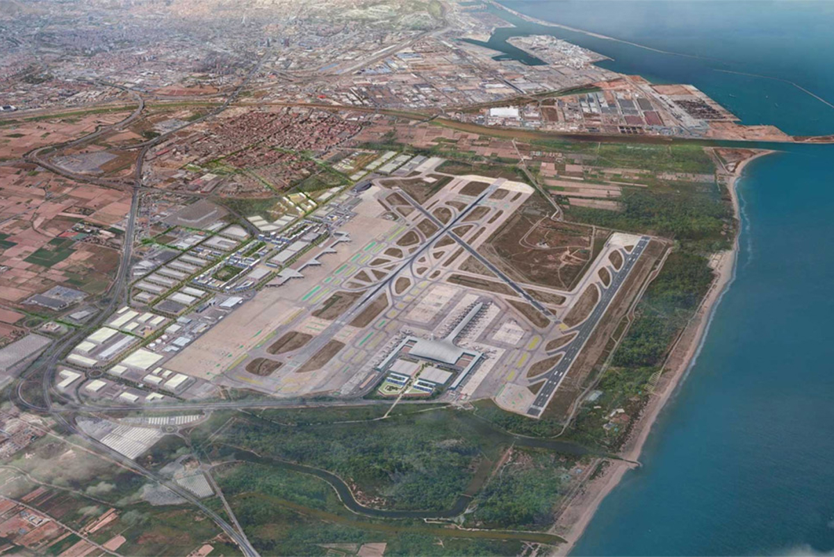 Masterplan for Barcelona's el Prat airport