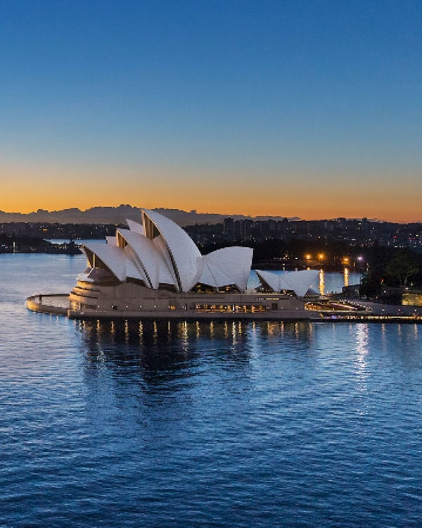 Sydney Opera House at dawn