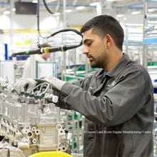 Worker at Jaguar Land Rover plant 