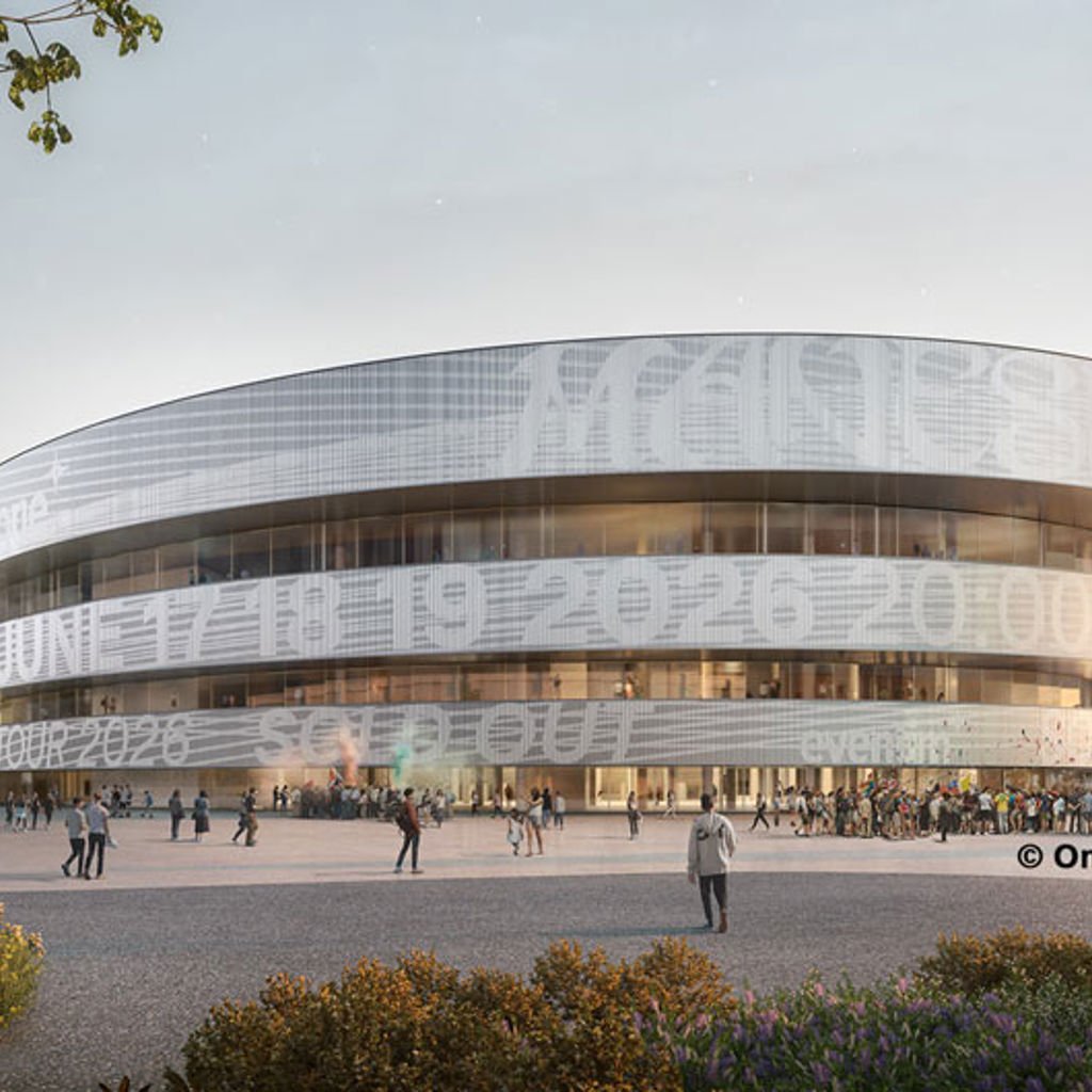 Milan's new multipurpose stadium (artist's impression)