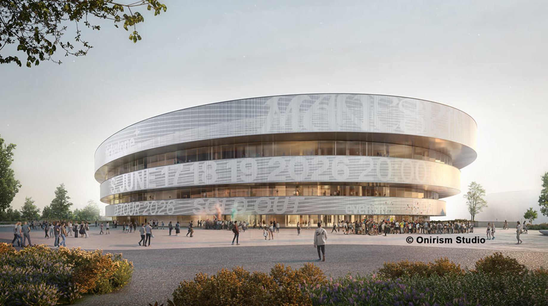 Milan's new multipurpose stadium (artist's impression)