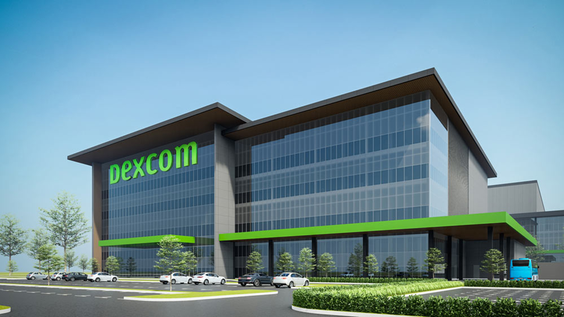 Artist's impression of Dexcom's new facility in Malaysia