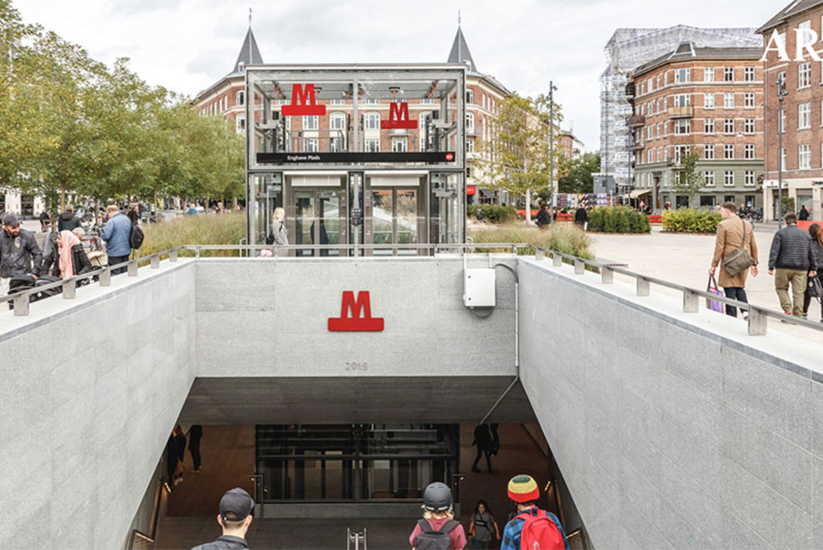 Cityringen station entrance