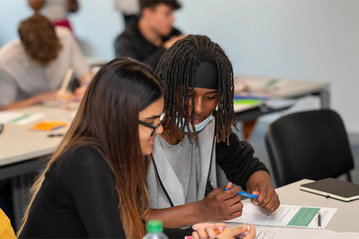 Students from Birmingham Metropolitan College (BMet) attended the Arup event.