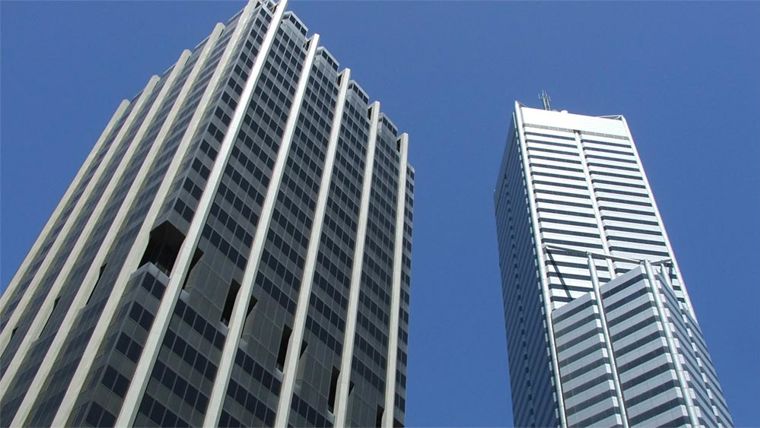 Skyscraper facades in Australia