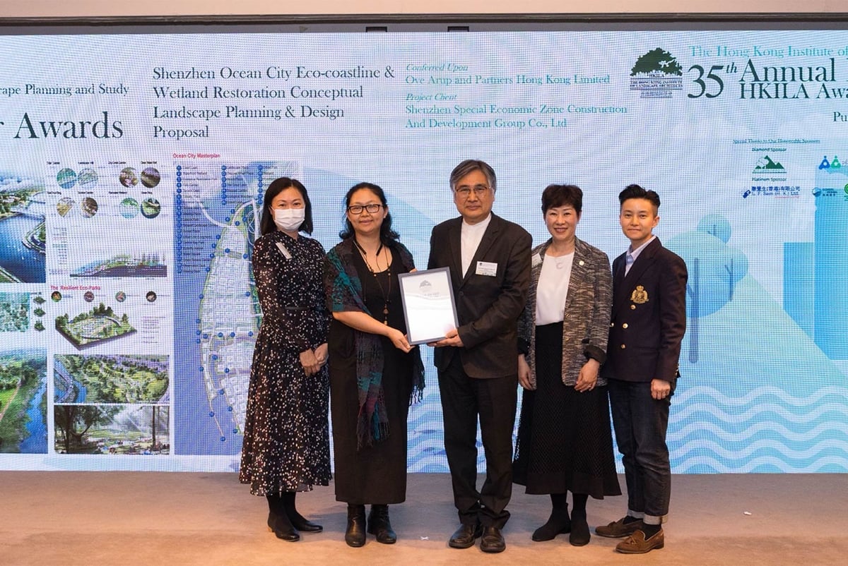Award winners at Hong Kong Institute of Landscape Architects Award