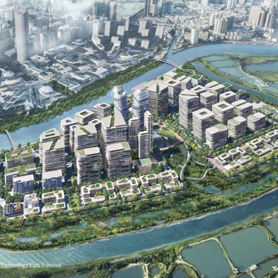 Hong Kong-Shenzhen Innovation and Technology Park (HSITP) render