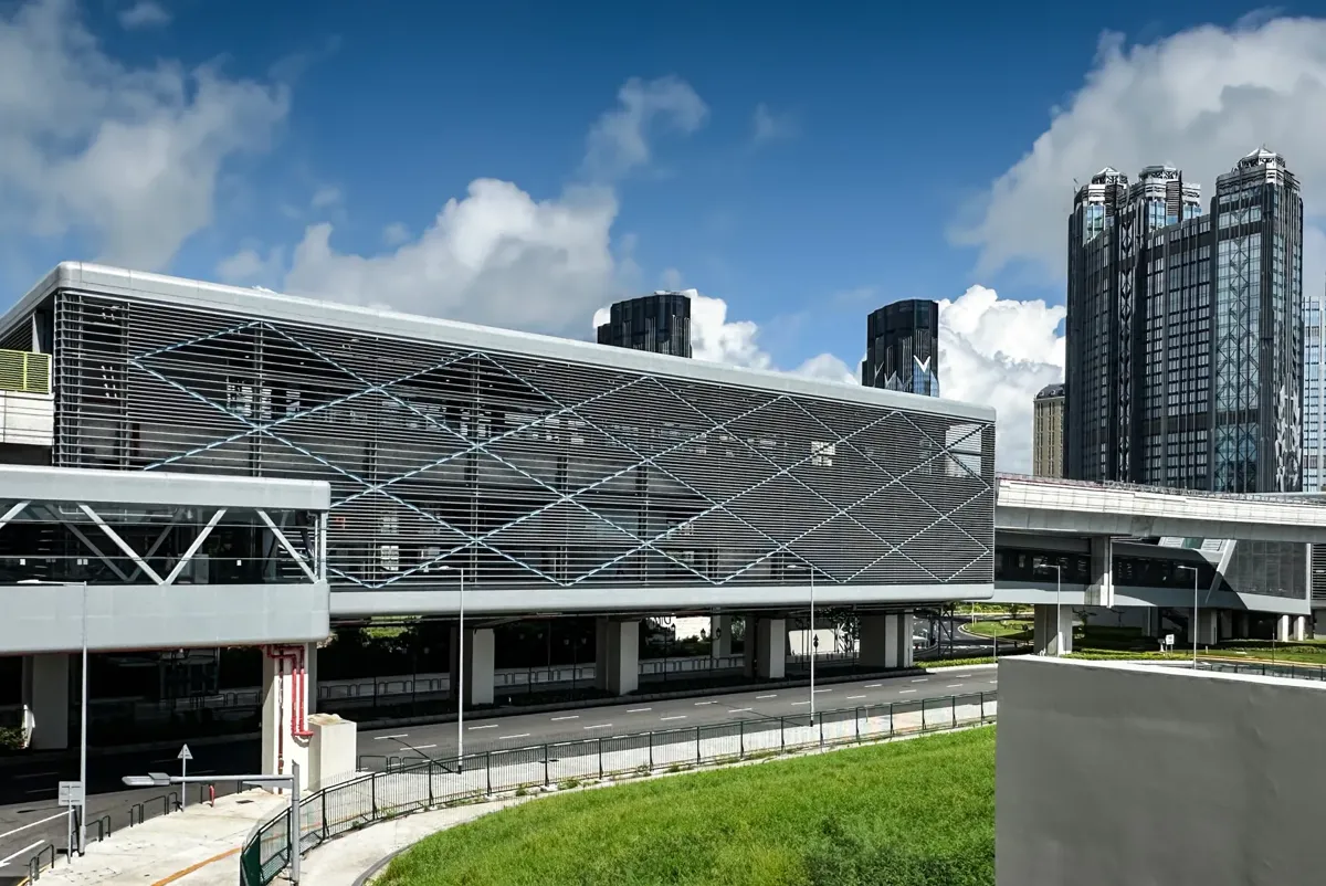 LRT Seac Pai Van Line station facade