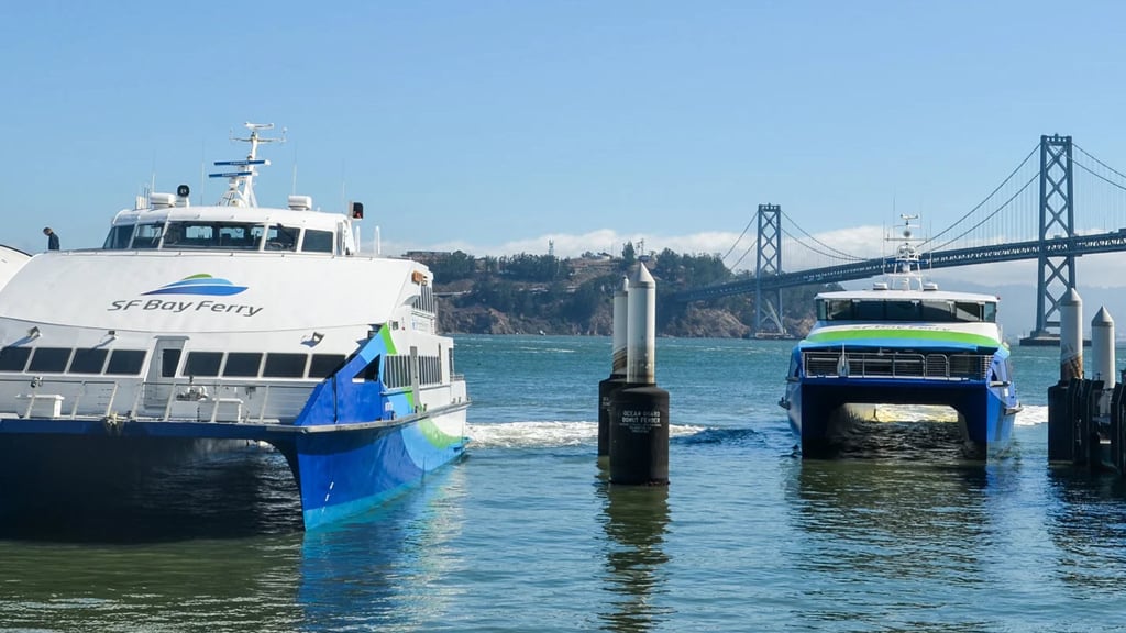 Boats in San Francisco bay