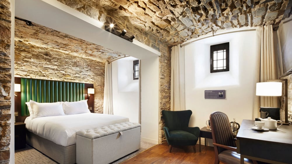 Example of a room in the Bodmin Jail Hotel