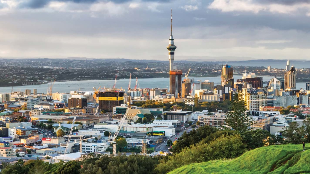 Photograph looking across Auckland city