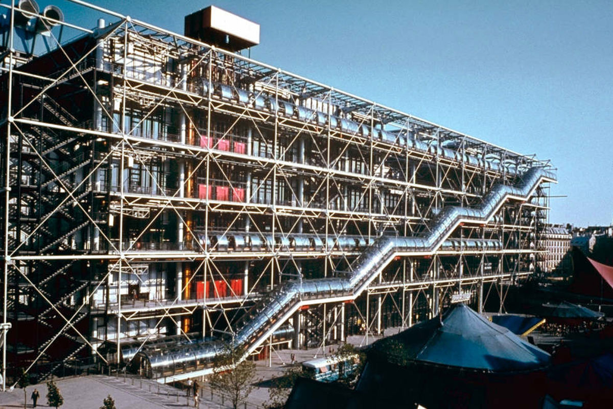 Exterior view of Centre Pompidou