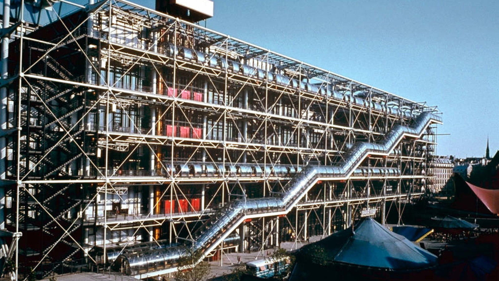 Exterior view of Centre Pompidou