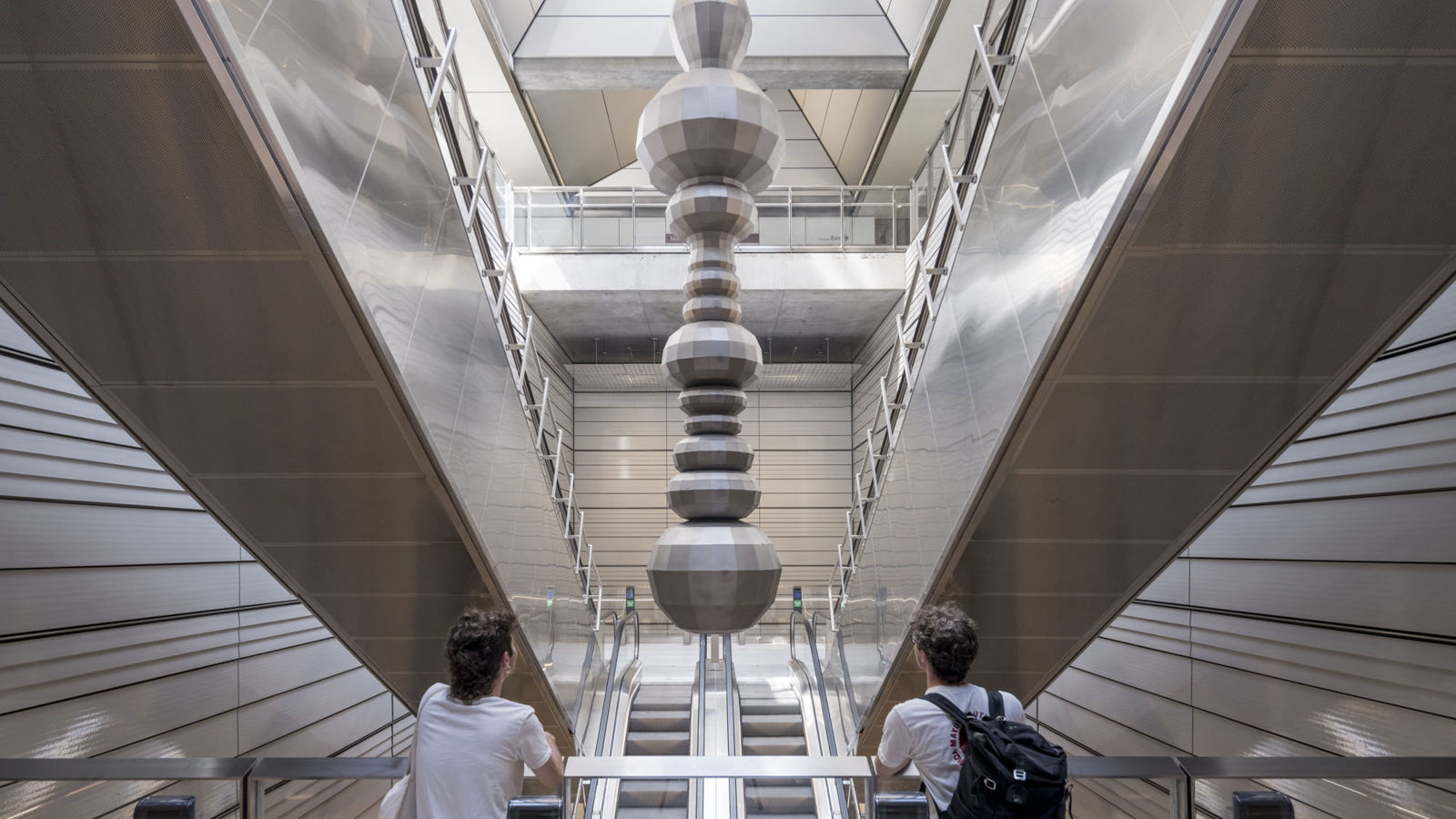 Artwork in Copenhagen's M4 metro line extension. Credit: Rasmus Hjortshøj