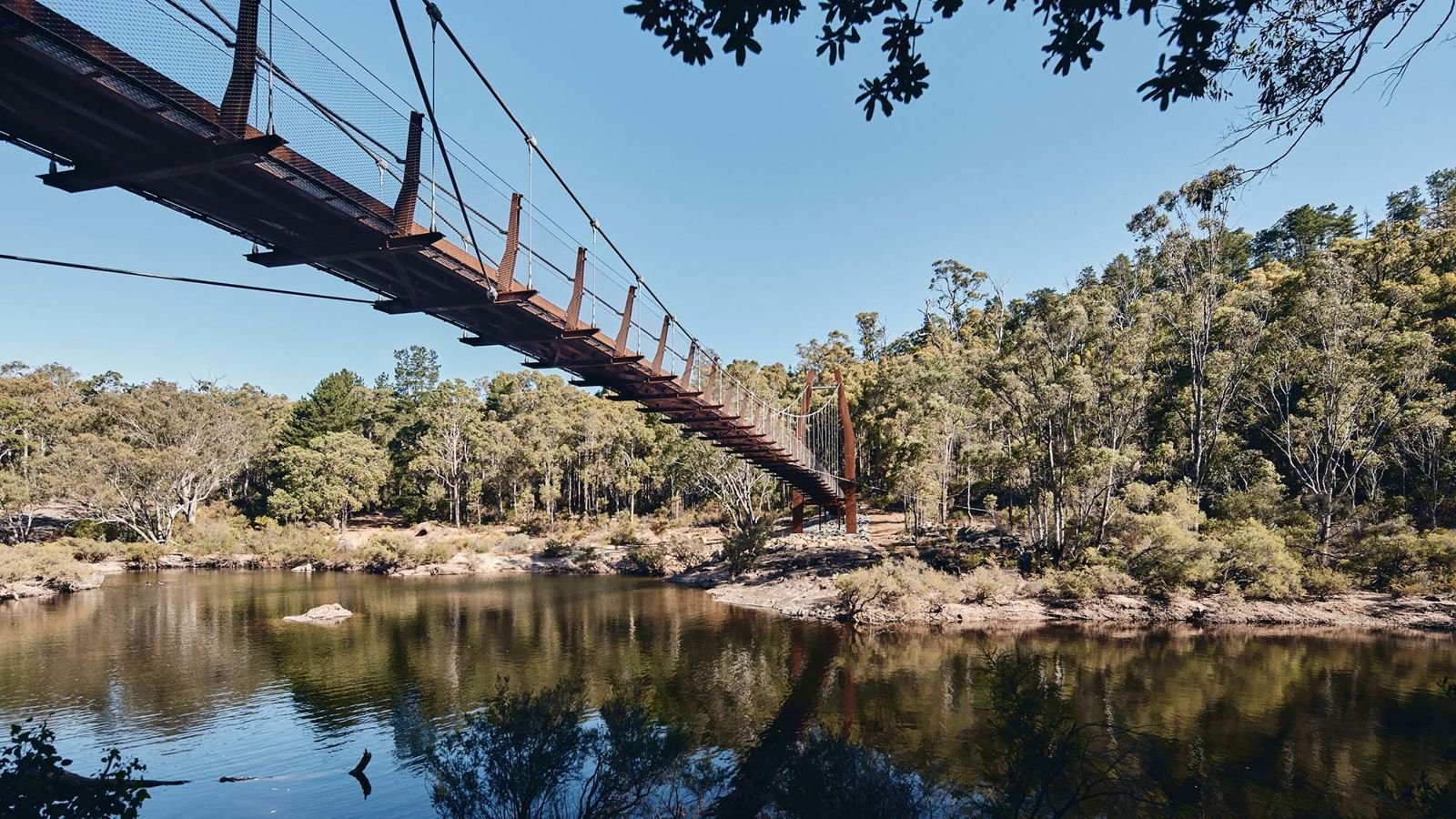 Dwaarlindjirraap pedestrian bridge. Credit: Peter Bennetts