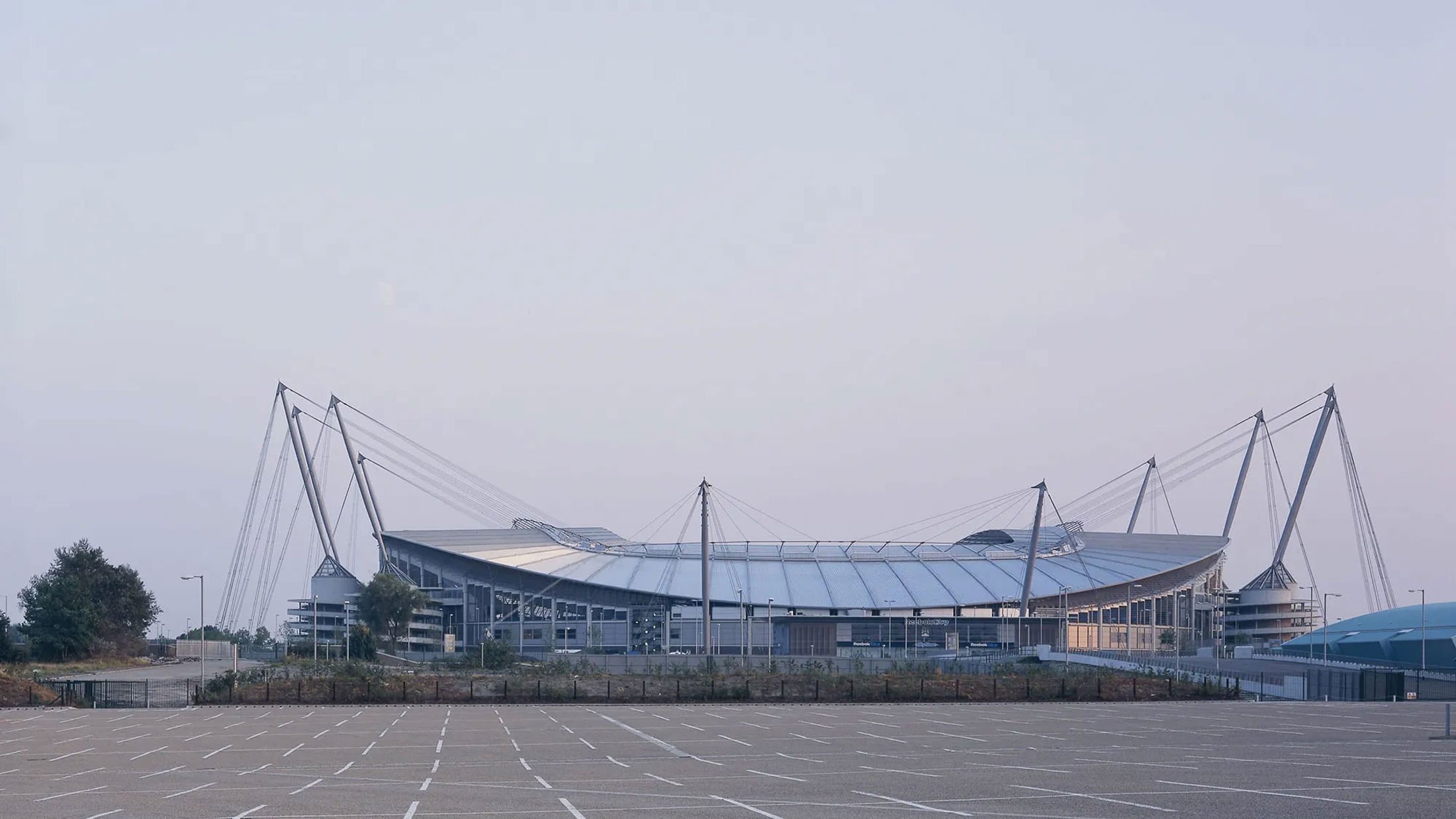 Completed bowl of the stadium