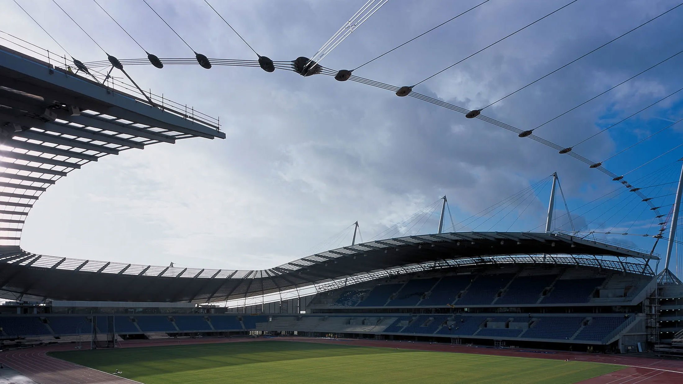 Inside the Etihad Stadium