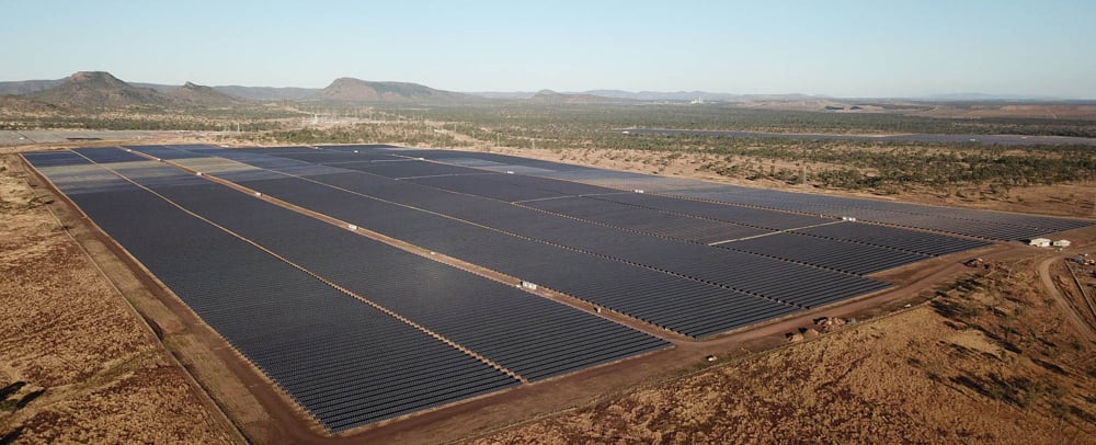 Solar farm in Australia