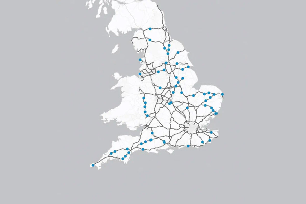 66 new rapid charge points have been installed and commissioned.