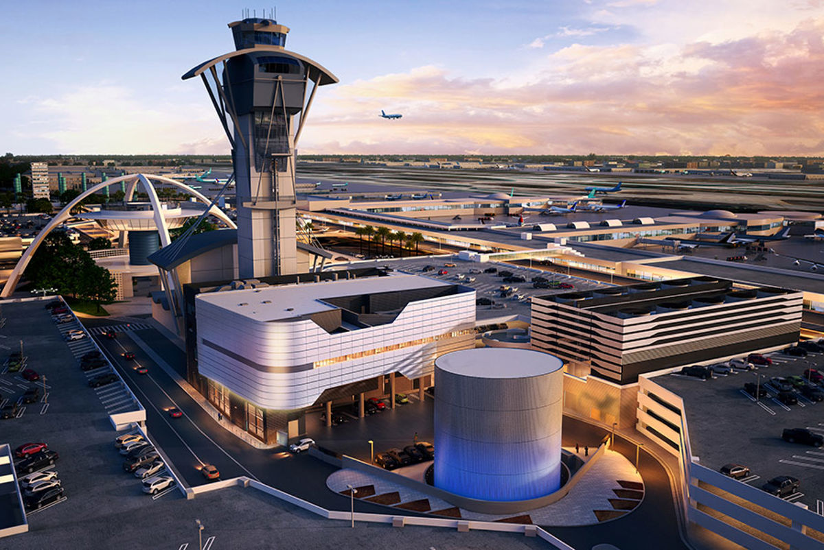 Los Angeles Airpot, central utility render