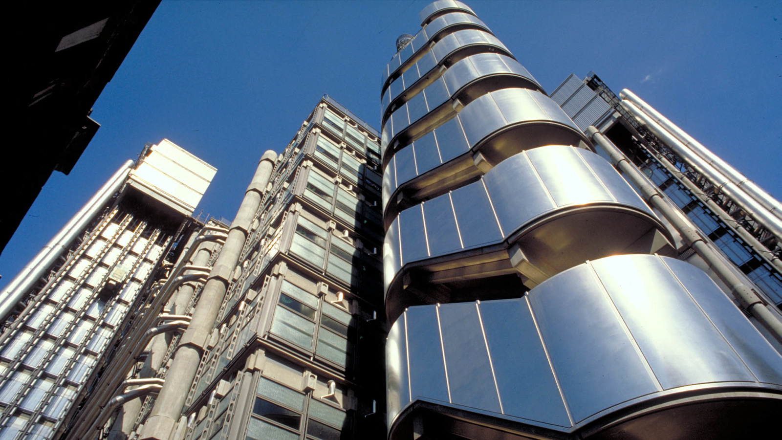 View from the base of Lloyds of London