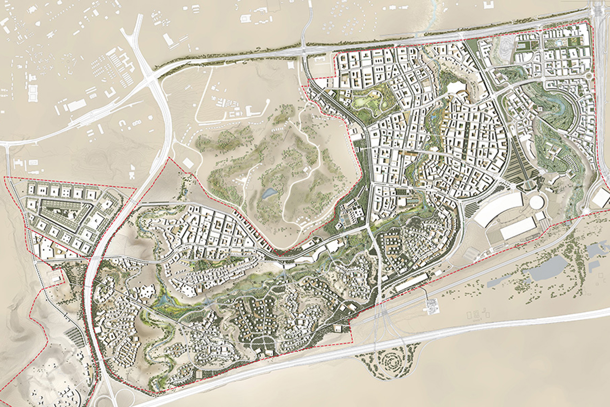 The 624-acre Madinat al Irfan masterplan CGI