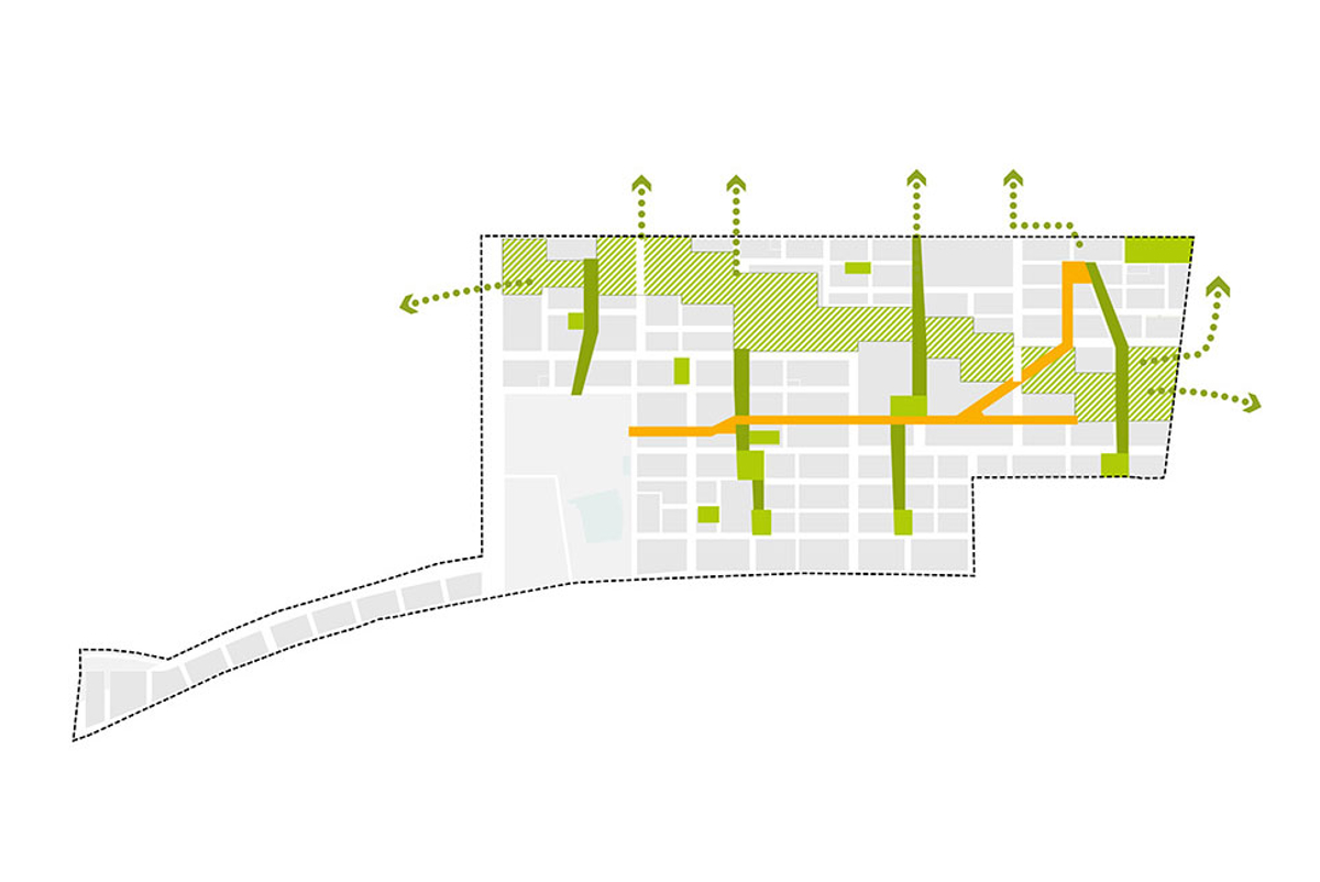 Illustration of open spaces in Mahindra World City Jaipur