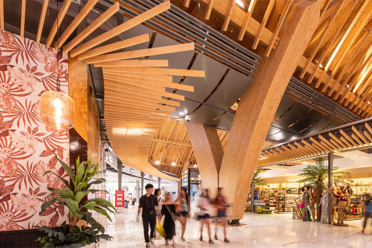 Internal view of the airport