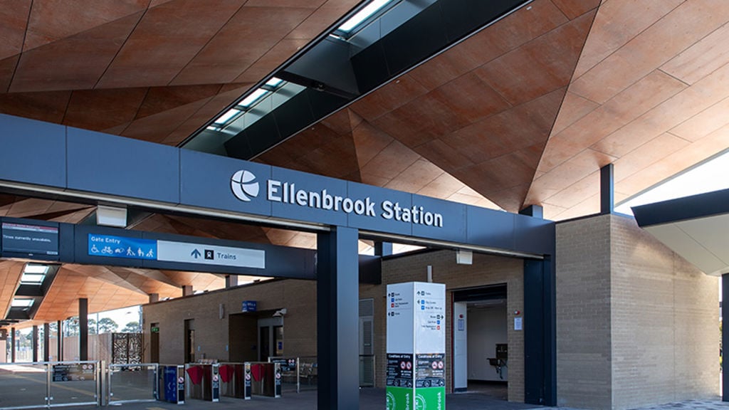 Entrance to Ellenbrook Station