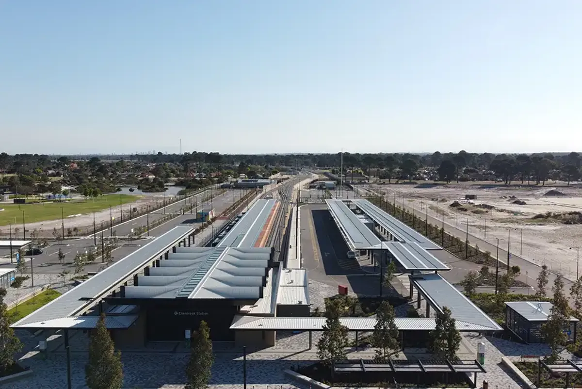 A view across Ellenbrook Station