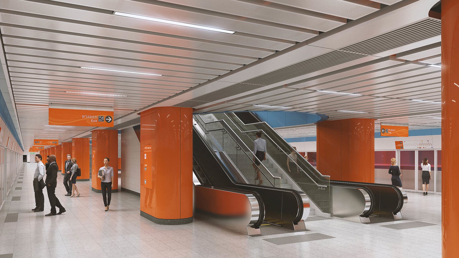 The MRT Orange Line East Section