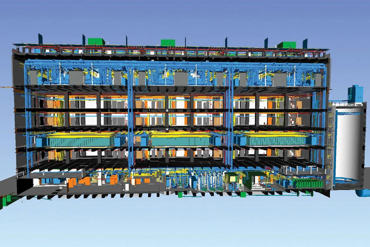 Modular design of the Financial Data Center Tower 2 (FDC2)