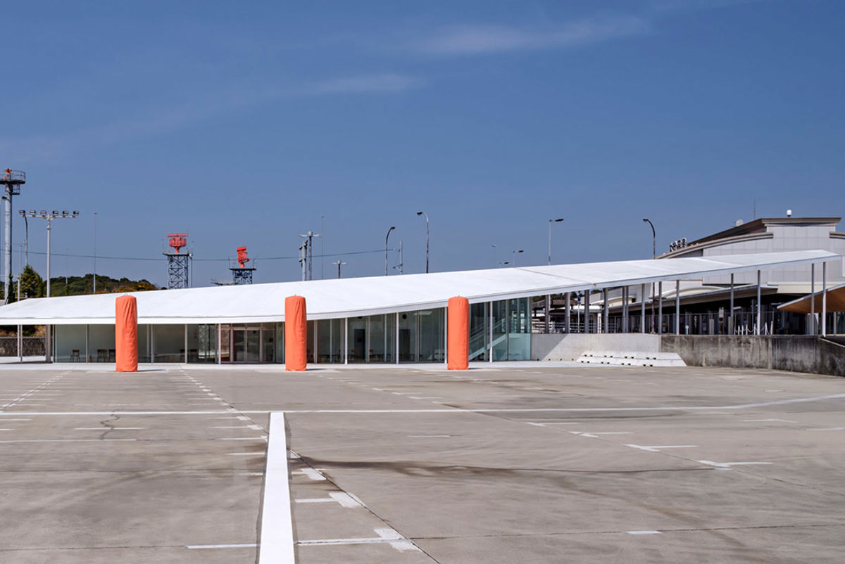 The boatyard at Oita Airport