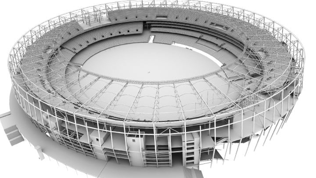 Model of Optus Stadium