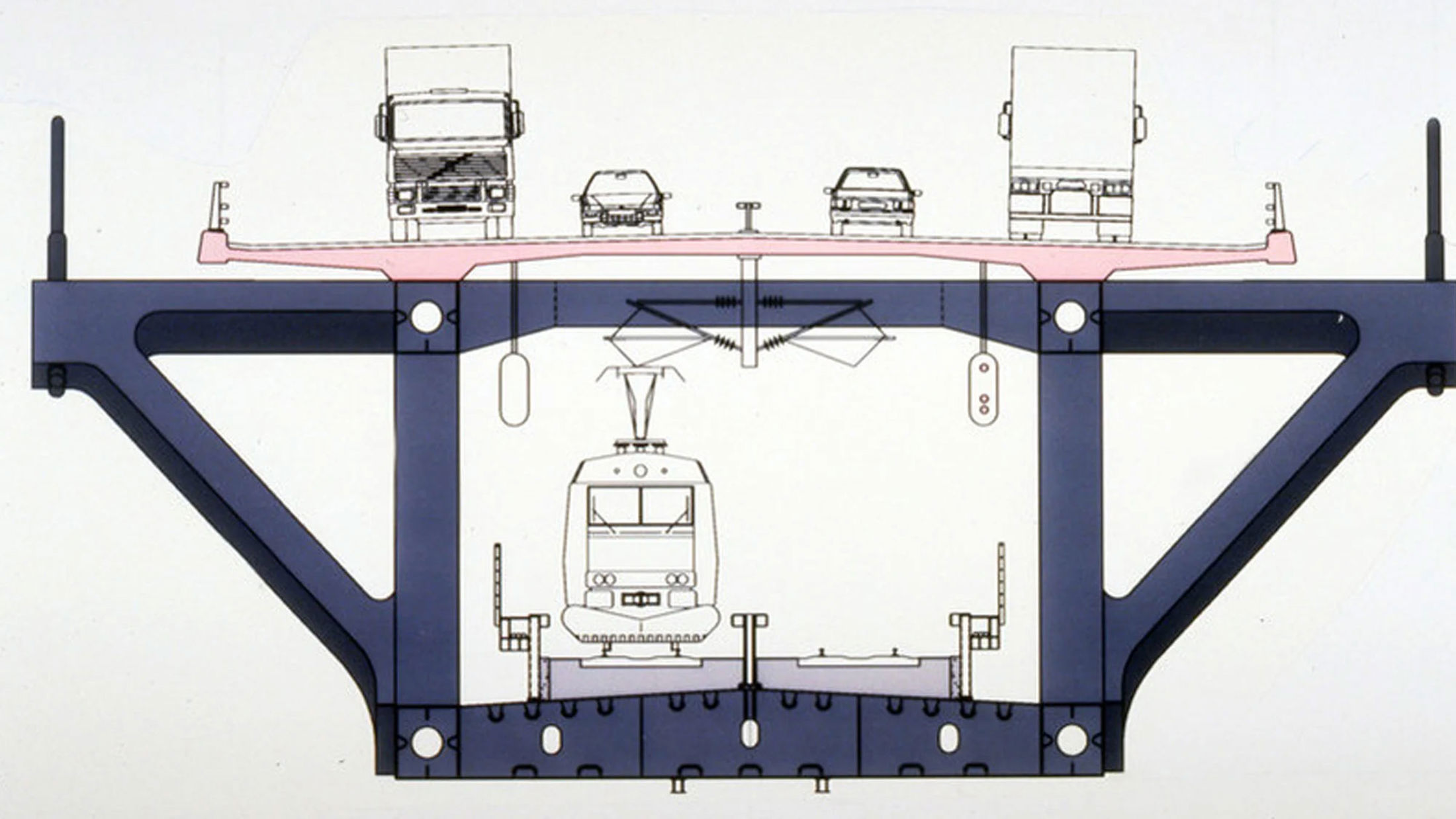 The bridge has reduced the journey time between Denmark and Sweden to a ten-minute drive or train journey.