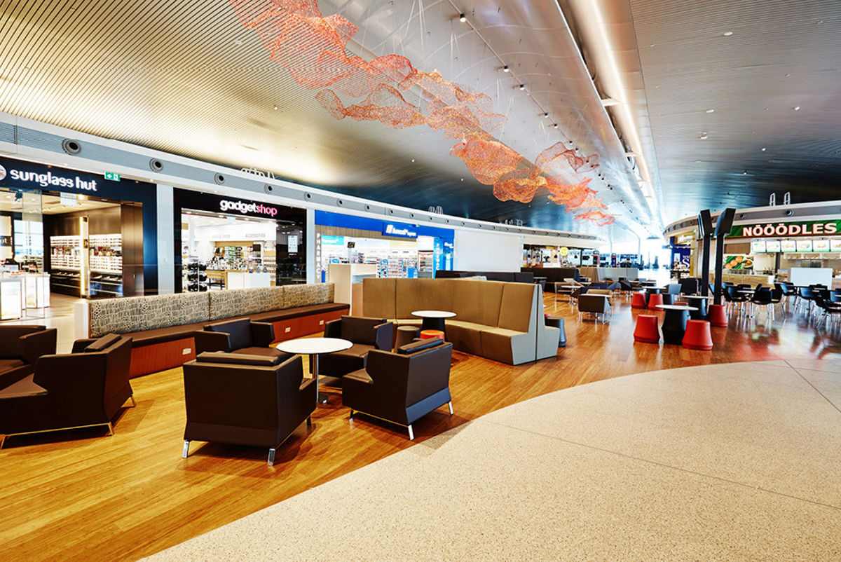 Inside Perth Airport's Terminal 1