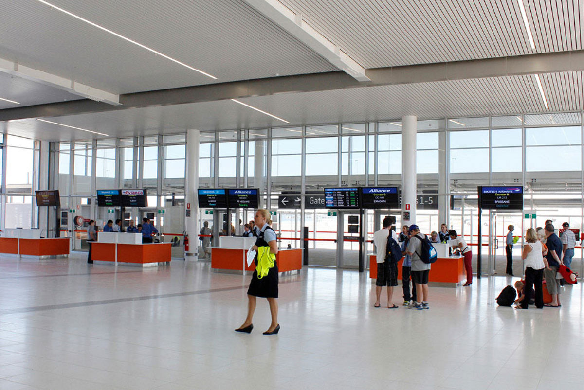 Inside Perth Airport's Terminal 2