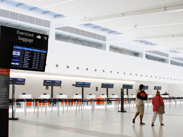 Inside Perth Airport's Terminal 2