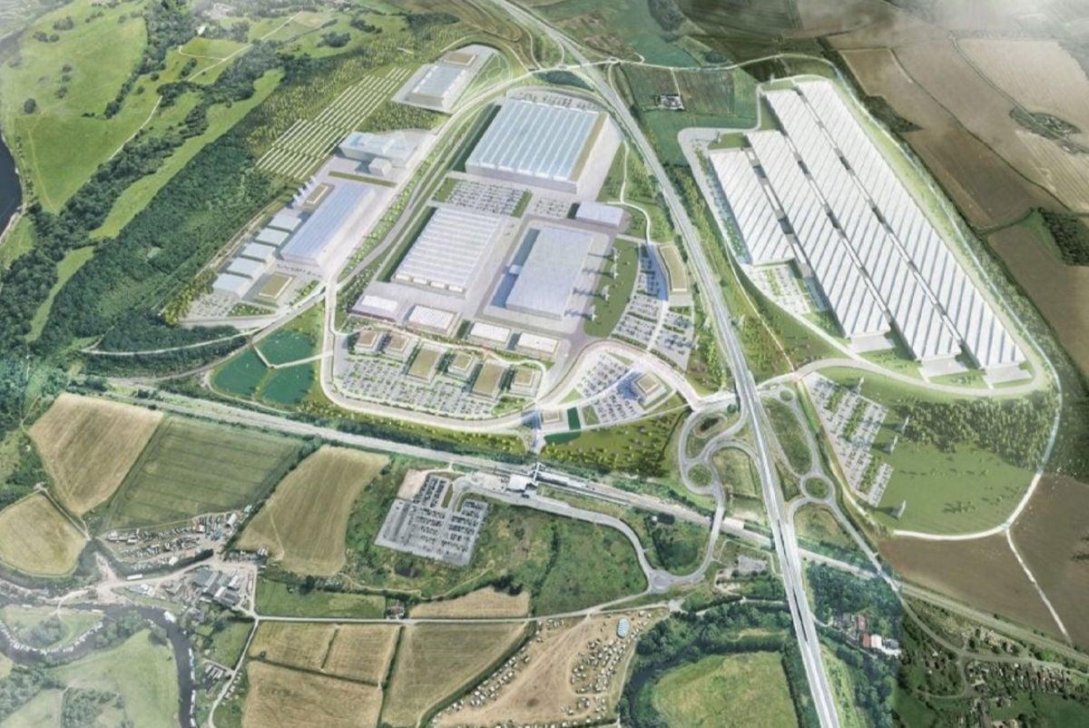 Artist impression of Ratcliffe Gigafactory. Credit: Uniper